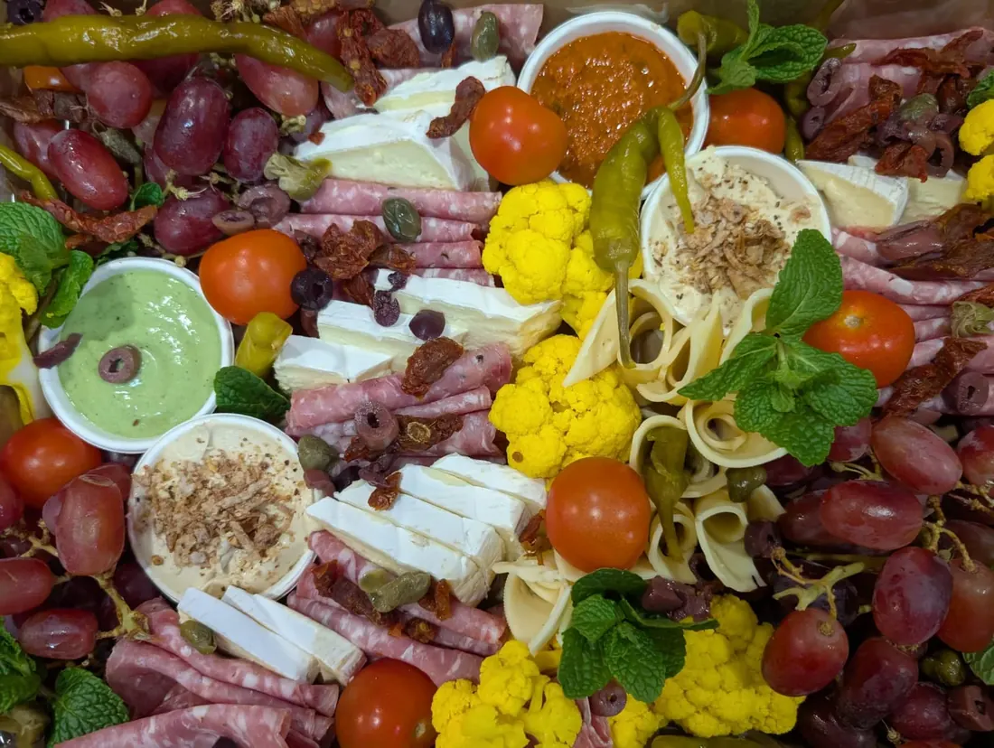 Sasha&rsquo;s Fine Food grazing platter, Ballina